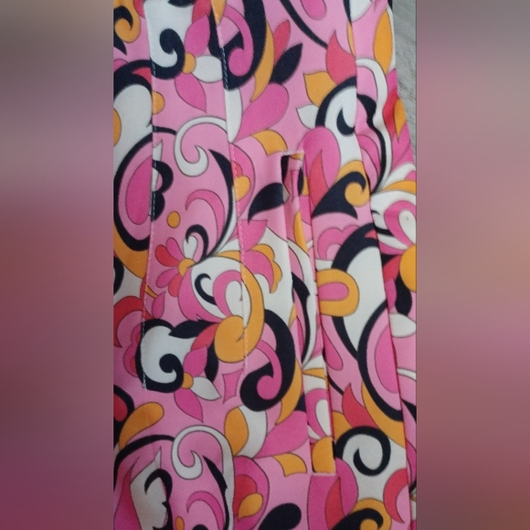 New ZARA Paisley Floral High Waisted Ankle Crop Pleated Trouser Pants size M - Picture 7 of 11